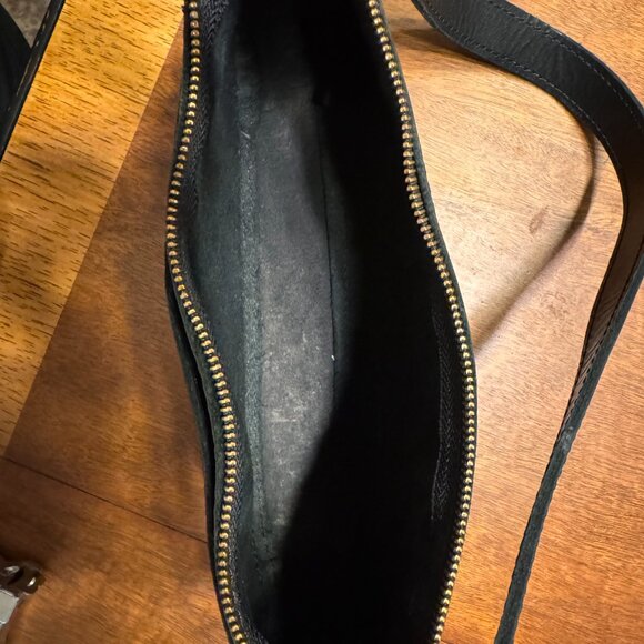 Portland Leather Goods Lucy Shoulder Bag Black 10" width - Picture 4 of 6